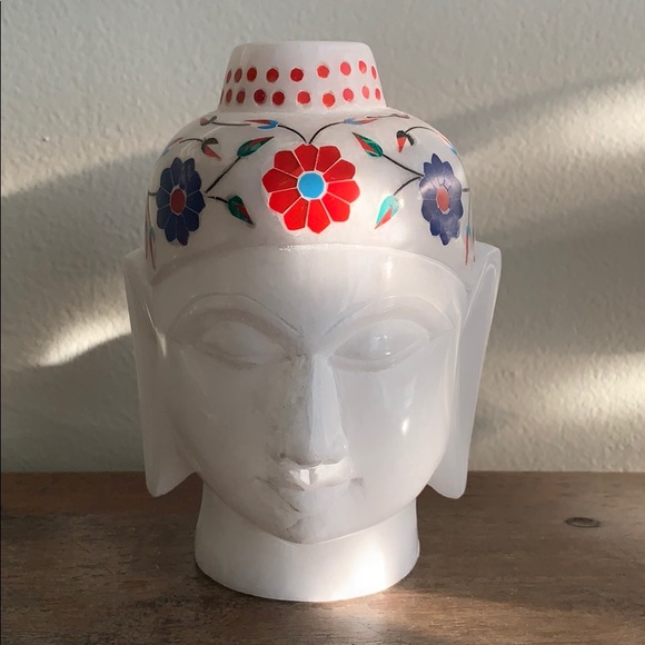 Cost Plus World Market Other - 100% Marble Buddha Head with Mother of Pearl